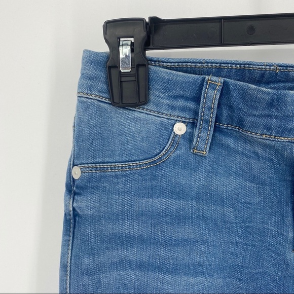 BlankNYC Spray-On Distressed Hi-Low Skinny Jeans - Picture 5 of 11